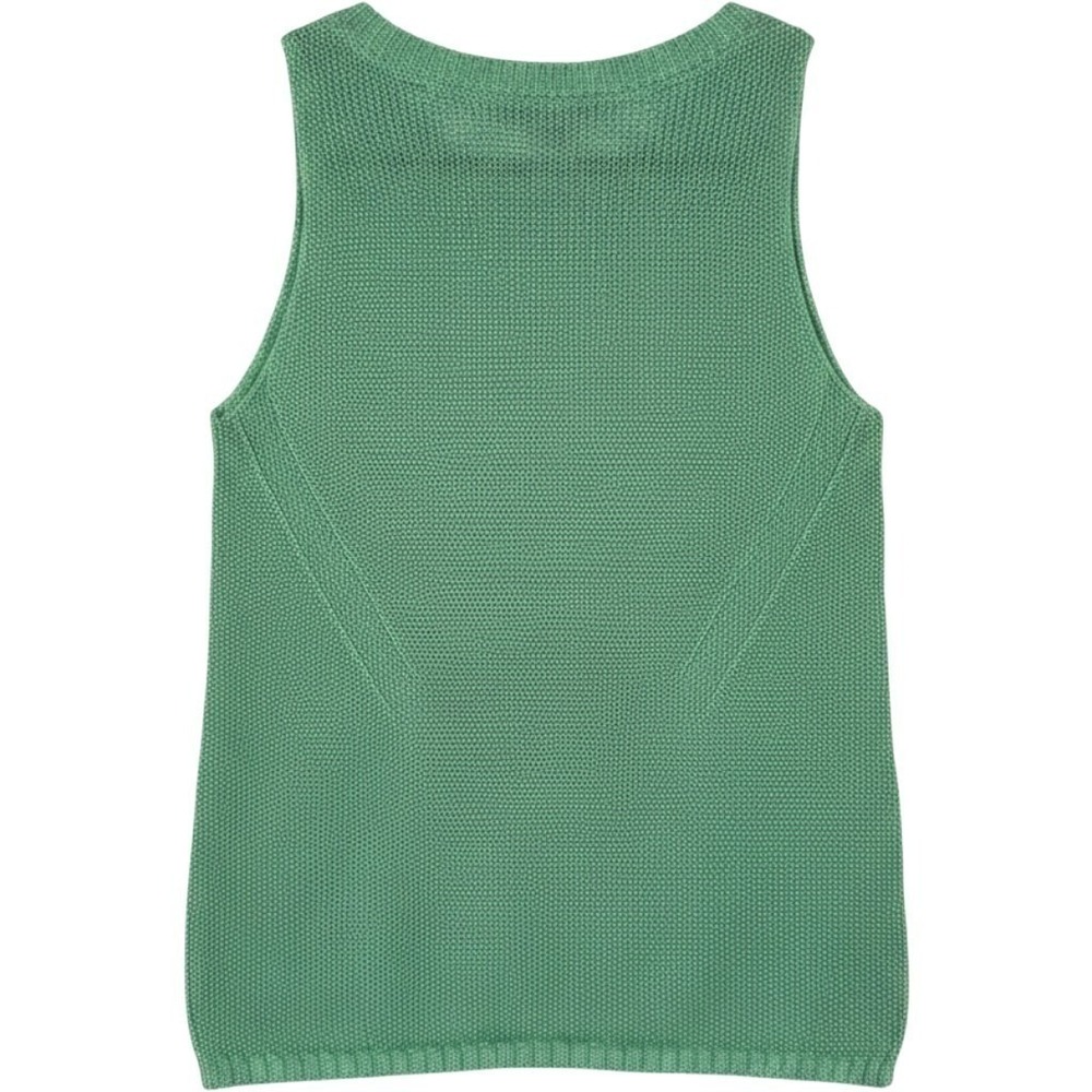 Banana Republic Green Knit Tank Top Sleeveless Crew Neck Shell XS - Picture 3 of 5